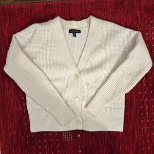 Banana Republic XS Zaire Waffle Knit Wool Cardigan